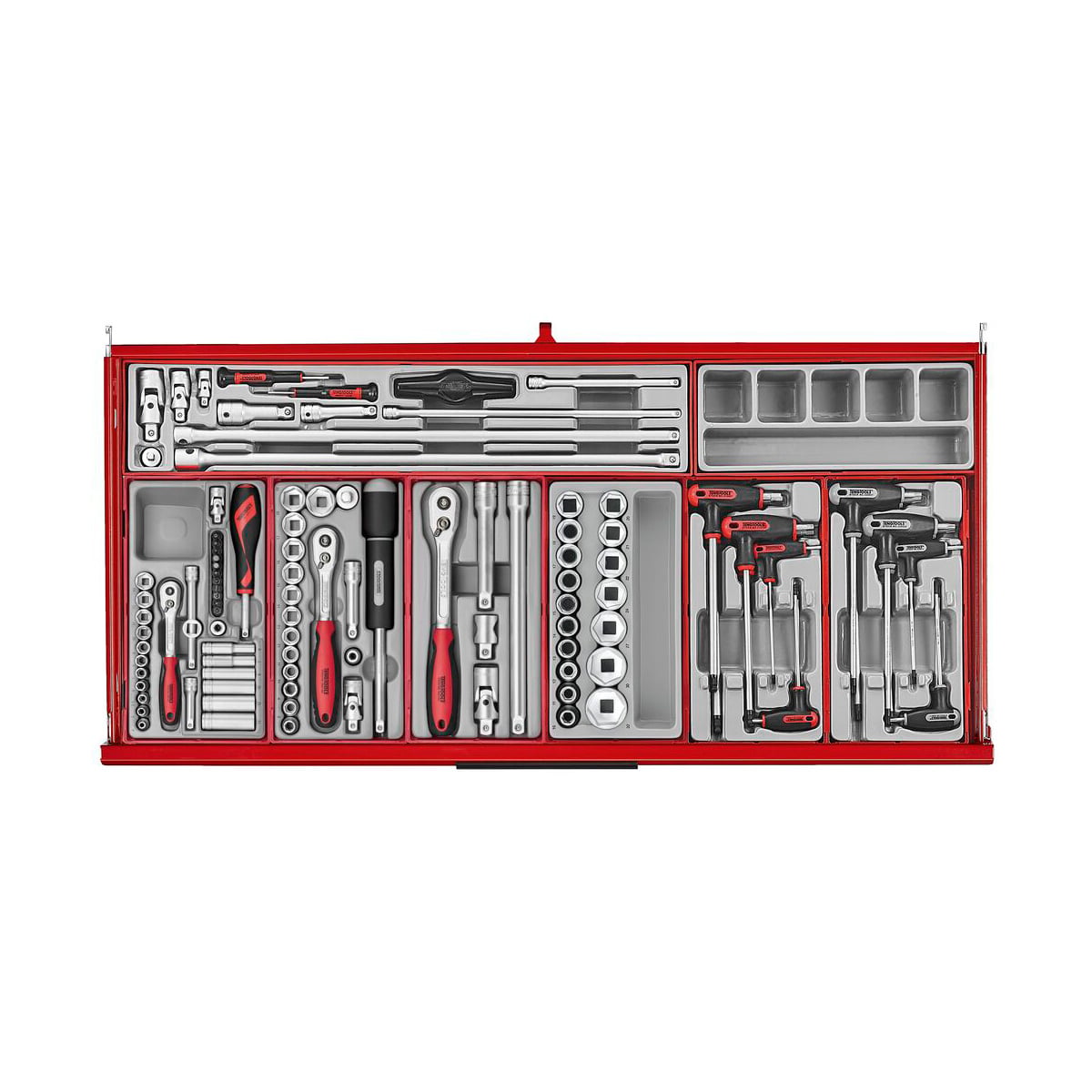 Teng Tools 37in PRO35™ Roller Cabinet Tool Kit 663 Pieces Red